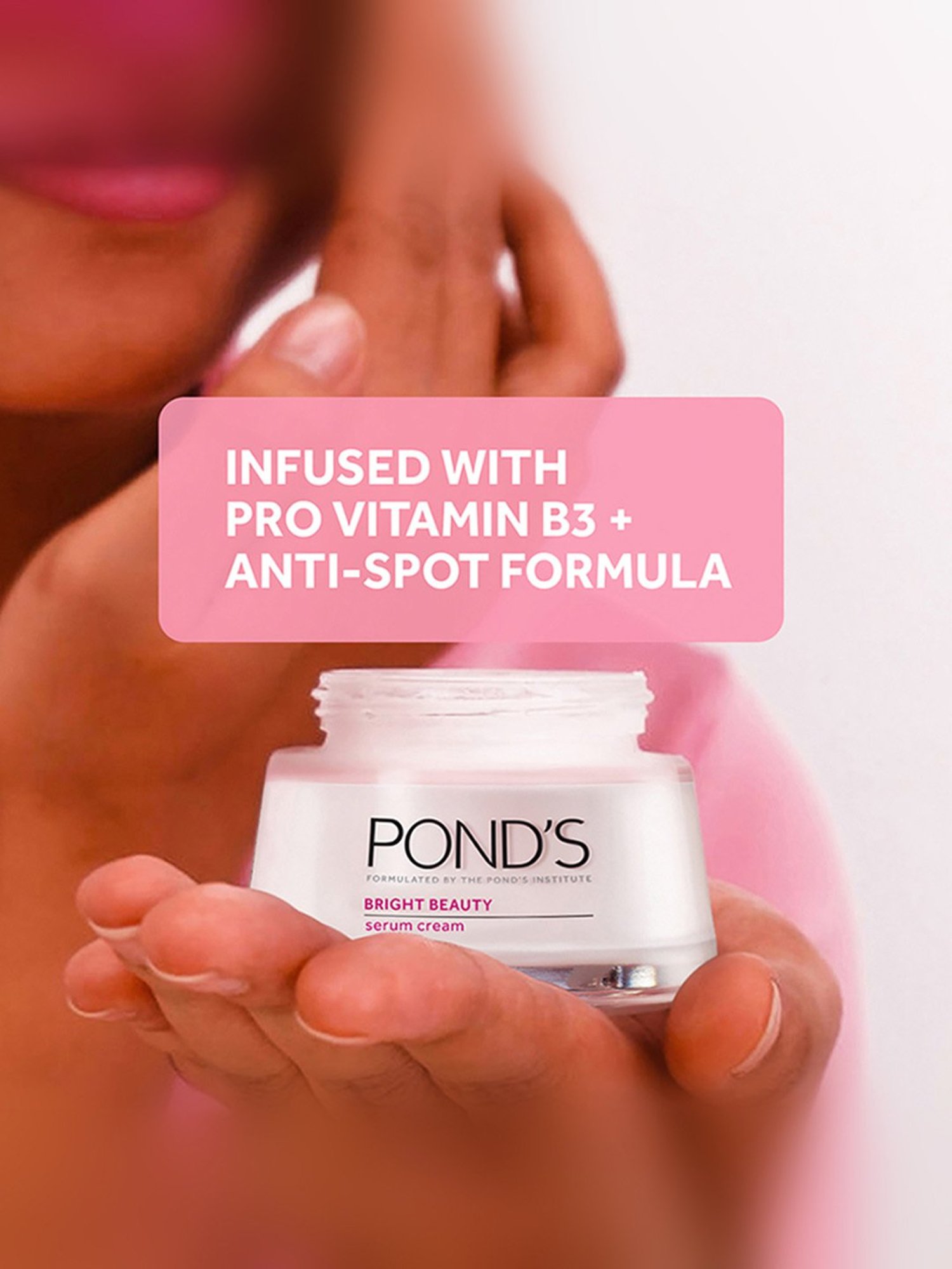 Pond's Bright Beauty Spot Less Glow Serum Cream SPF 15 PA++ - 50 gm