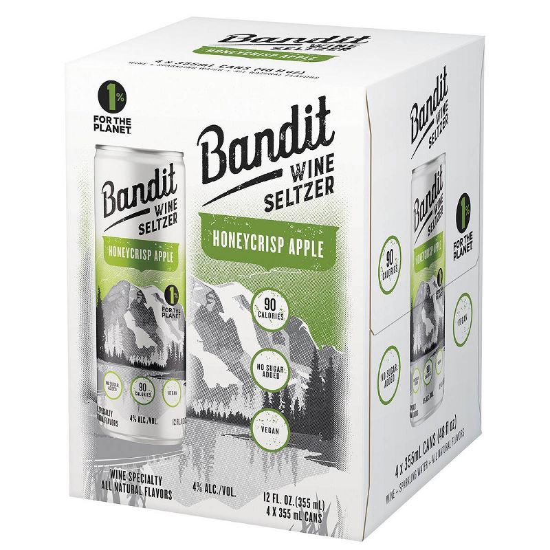 Bandit Honeycrisp Apple Wine Seltzer - 4pk/355ml Cans
