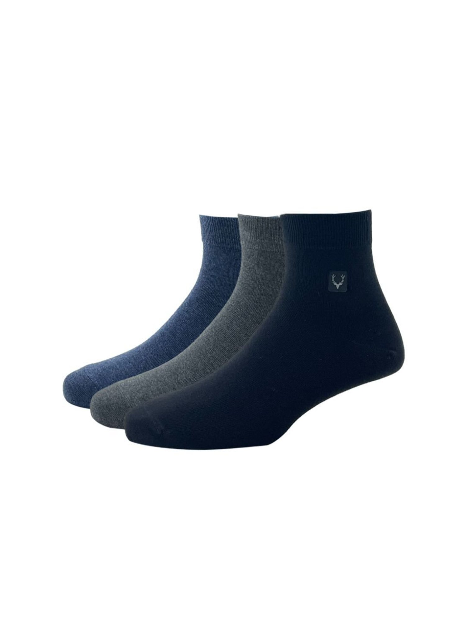 Allen Solly Multicolor Cotton Socks (Pack of 3)