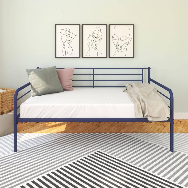 Twin Nyla Metal Daybed Blue - Room & Joy