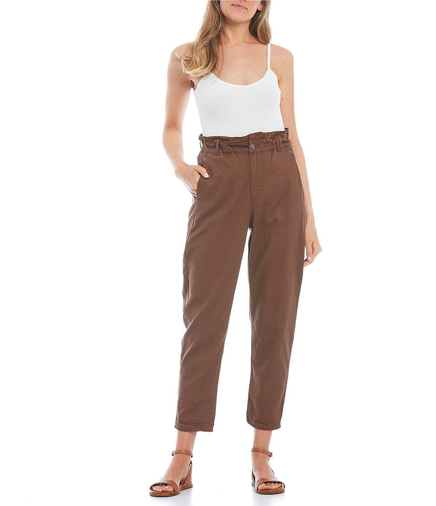 GB Paperbag Waist Twill Pants