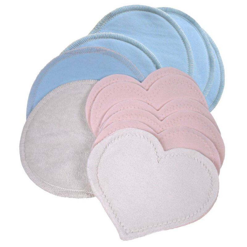 Bamboobies Regular & Overnight Reusable Nursing Pad Variety Pack - 12ct