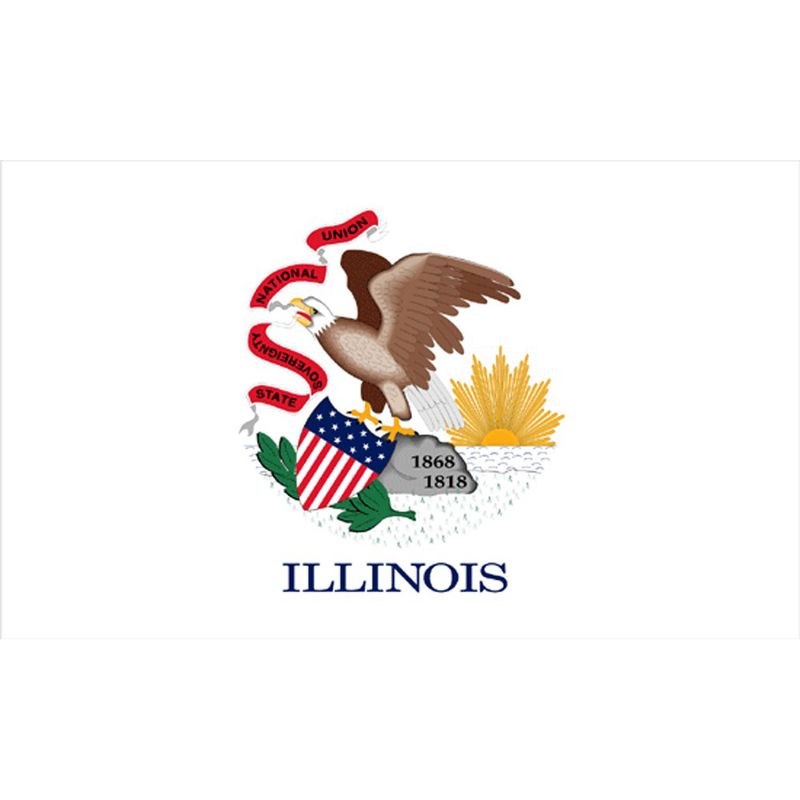 Illinois State Flag - 3' x 5'