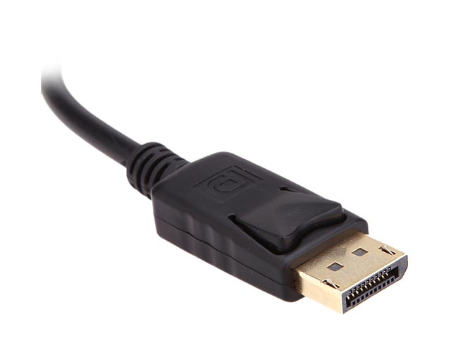 Unirise DP-015F-MM 15ft Black DisplayPort Cable M-M w/ Latches