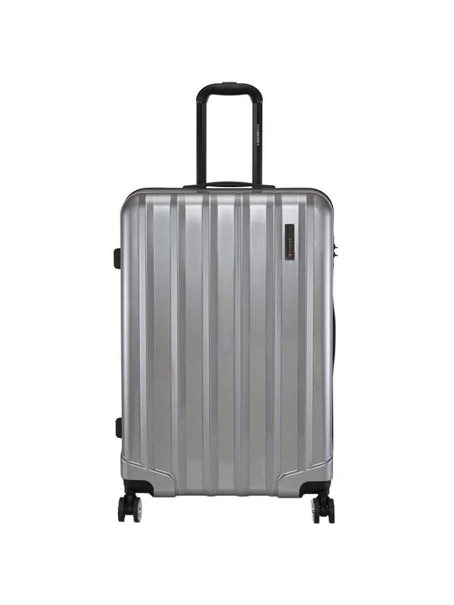 Swiss Brand Baden Grey Large Hard Trolley Bag - 28 cm