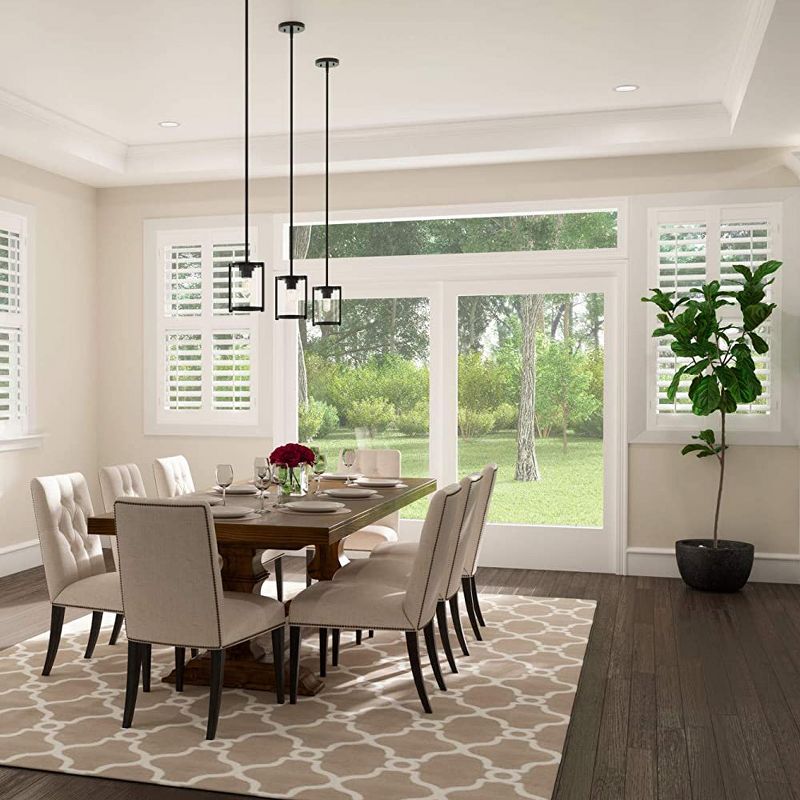 Hunter Fan Company 19005 Astwood 1 Bulb Timeless Art Deco Style Mini Hanging Pendant Indoor Light Fixture with Matte Black Finish