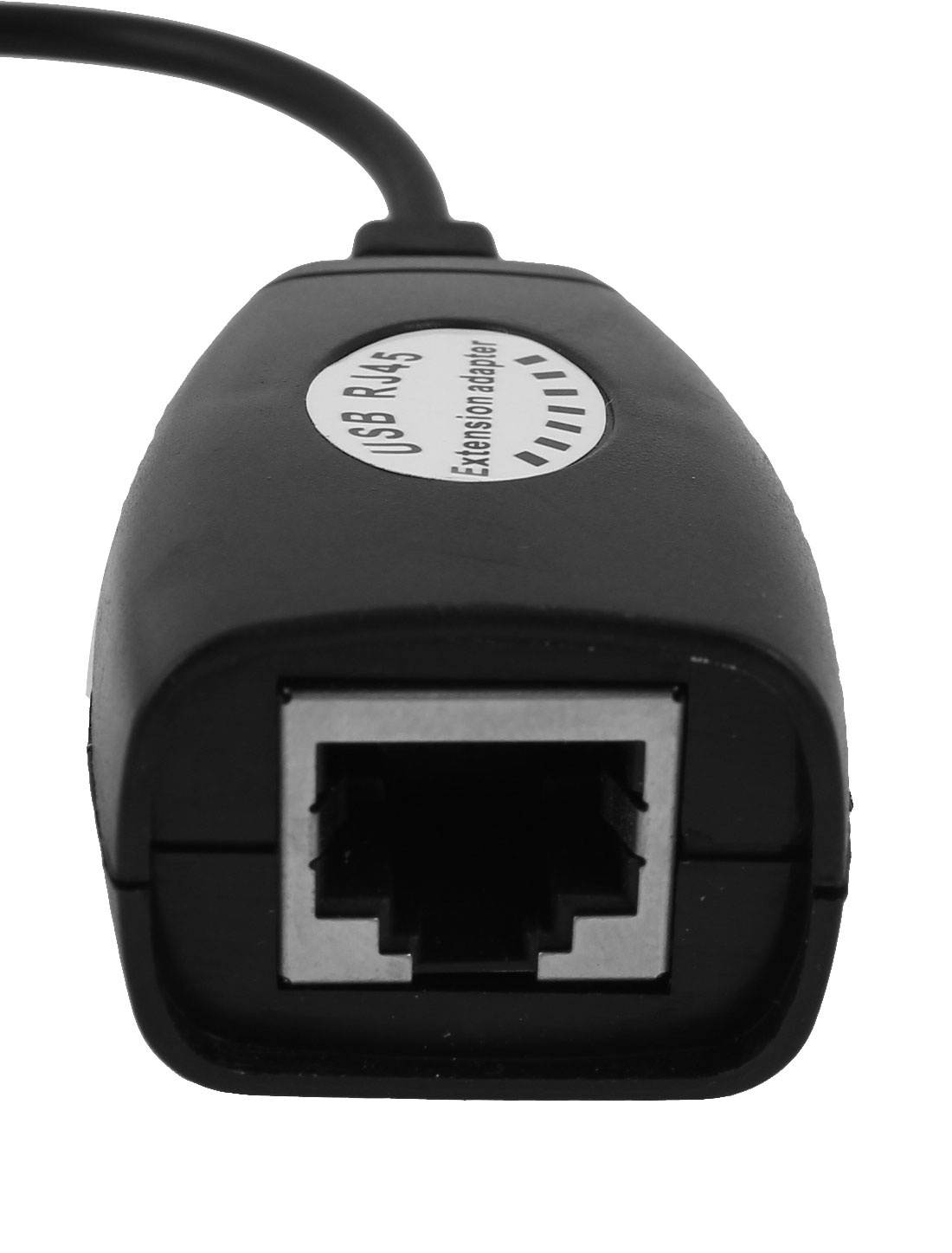 2 Pcs USB 2.0 A Type Male to RJ45 Female Cable Adapter Blue 20cm