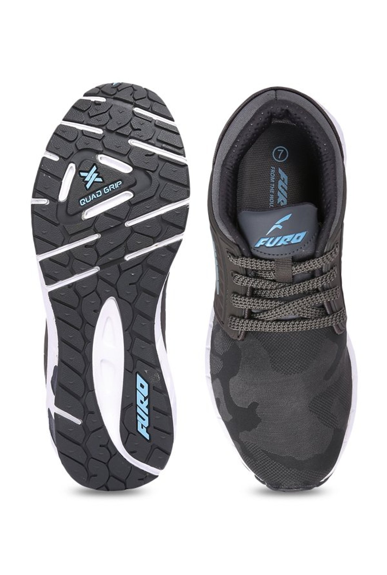 Furo by Red Chief Men's Dark Grey Running Shoes