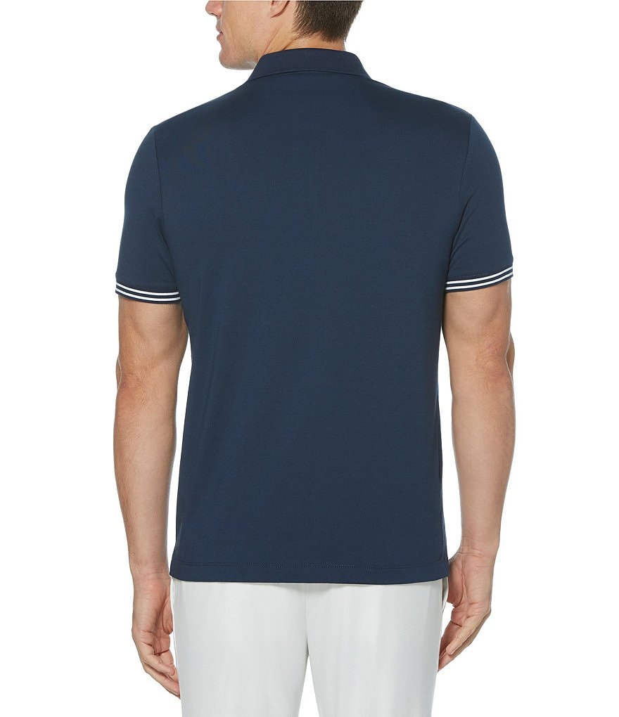 Perry Ellis Big & Tall Iconic Performance Stretch Short-Sleeve Polo Shirt