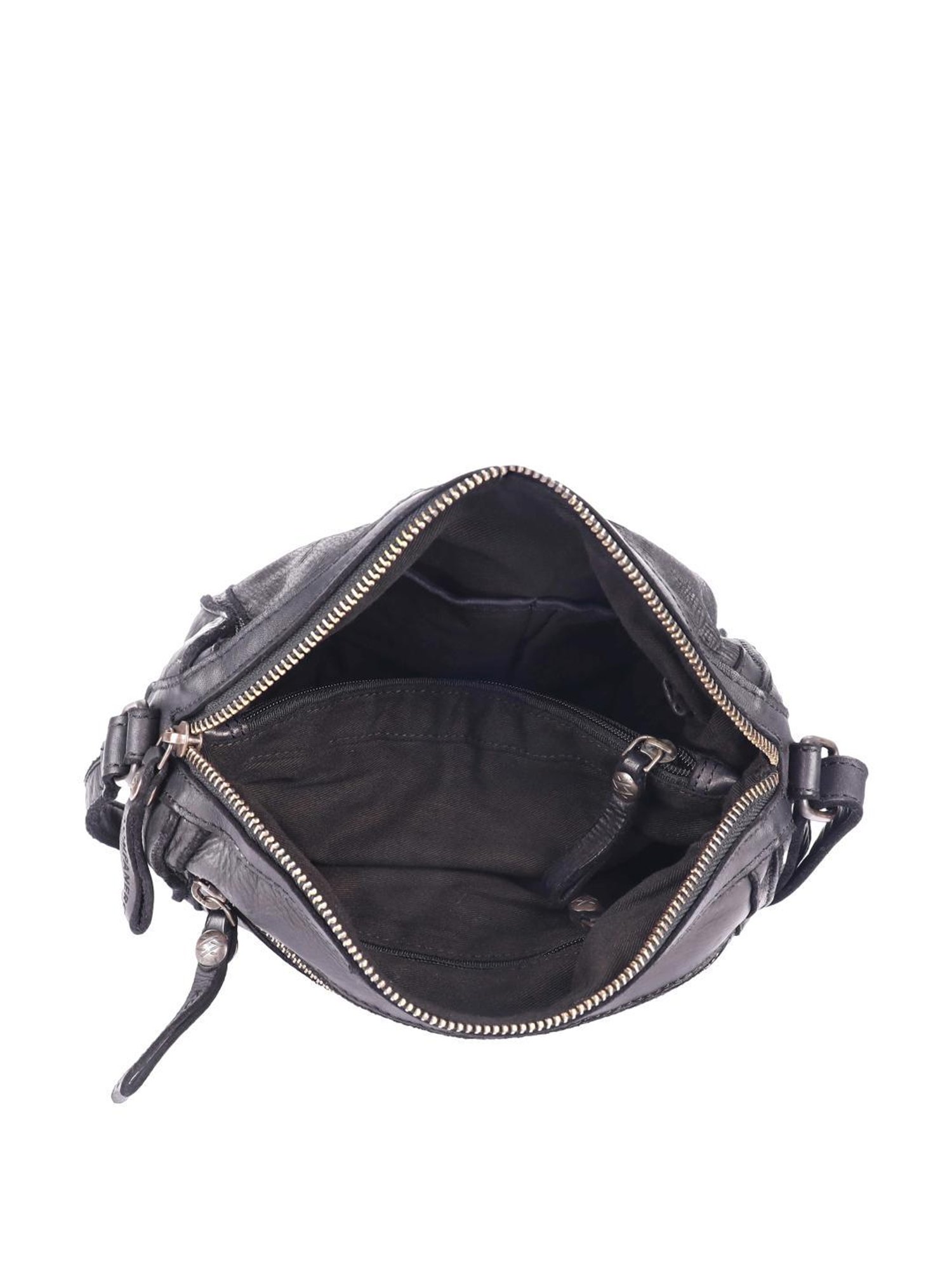 KOMPANERO Estelle Black Embellished Medium Sling Handbag