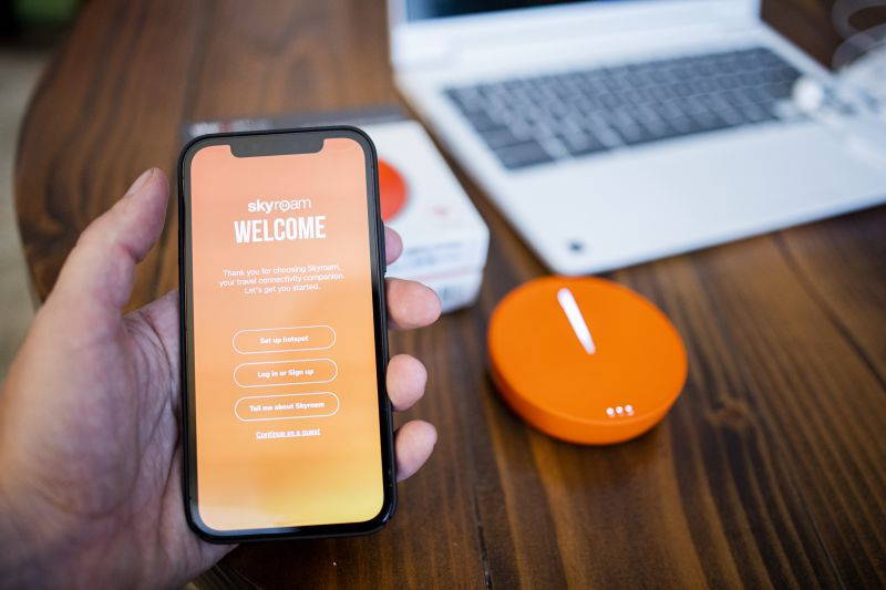 Skyroam Solis Lite: International Mobile WiFi Hotspot | Global SIM-Free 4G LTE | Coverage in 130+ Countries | Get Data by The Day, Month, or GB | Free Case