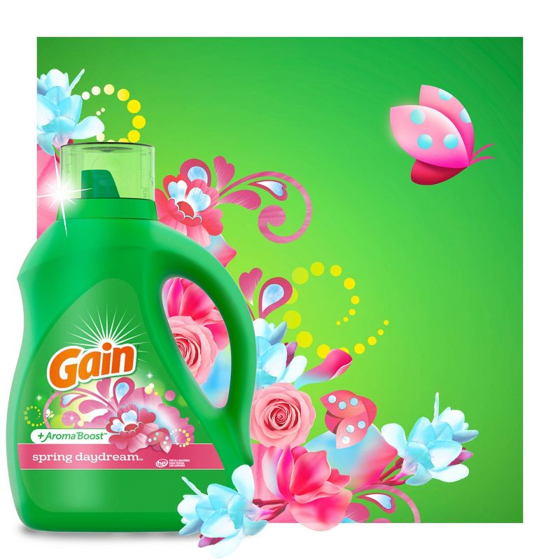 Gain Spring Daydream Scent Liquid Laundry Detergent - 120 fl oz
