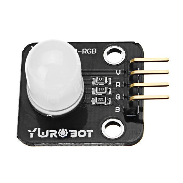 5Pcs Full Color LED Module 10mm Bright RGB Board Electronic Building Blocks