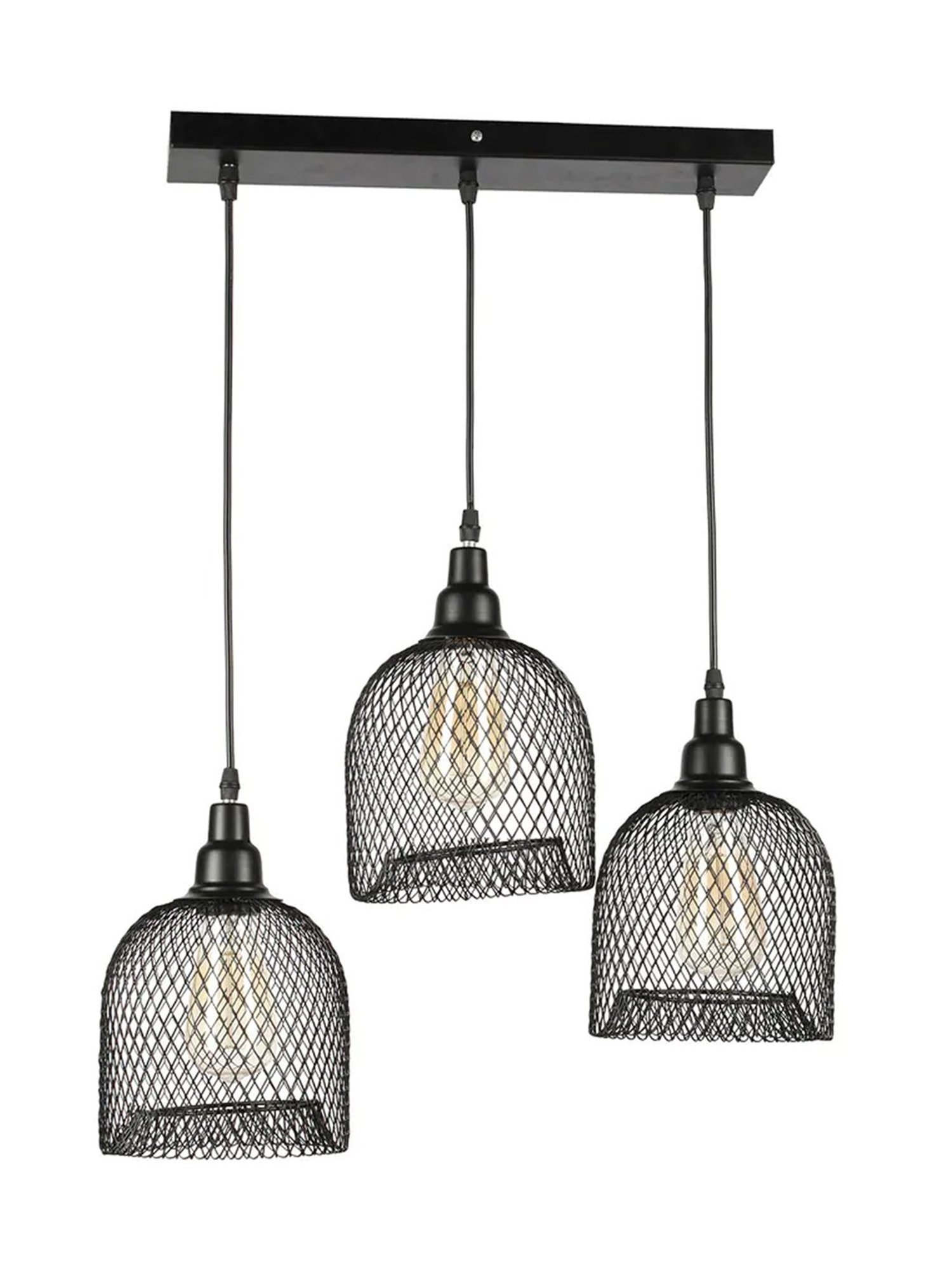DecorativeRay Black Hanging Light - Set of 1