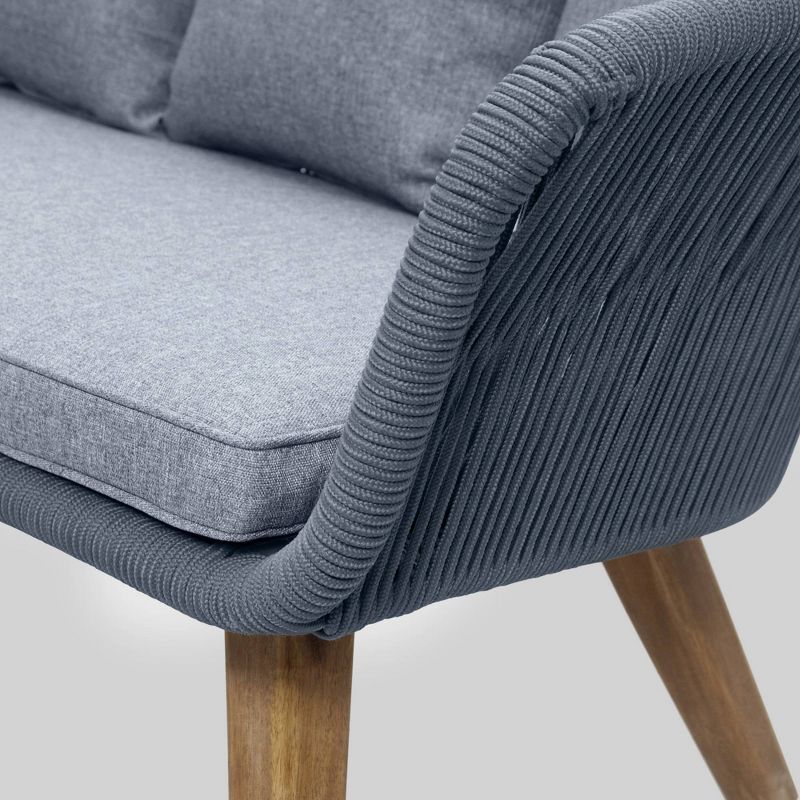 Savea 5pc Outdoor Seating Set - Gray - RST Brands