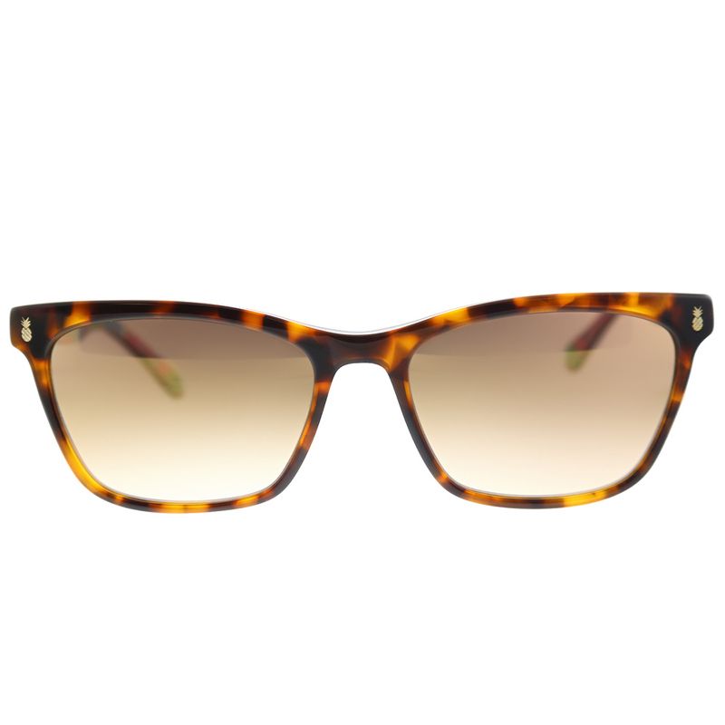 Lilly Pulitzer Lucca TO Womens Rectangle Sunglasses Tortoise 52mm