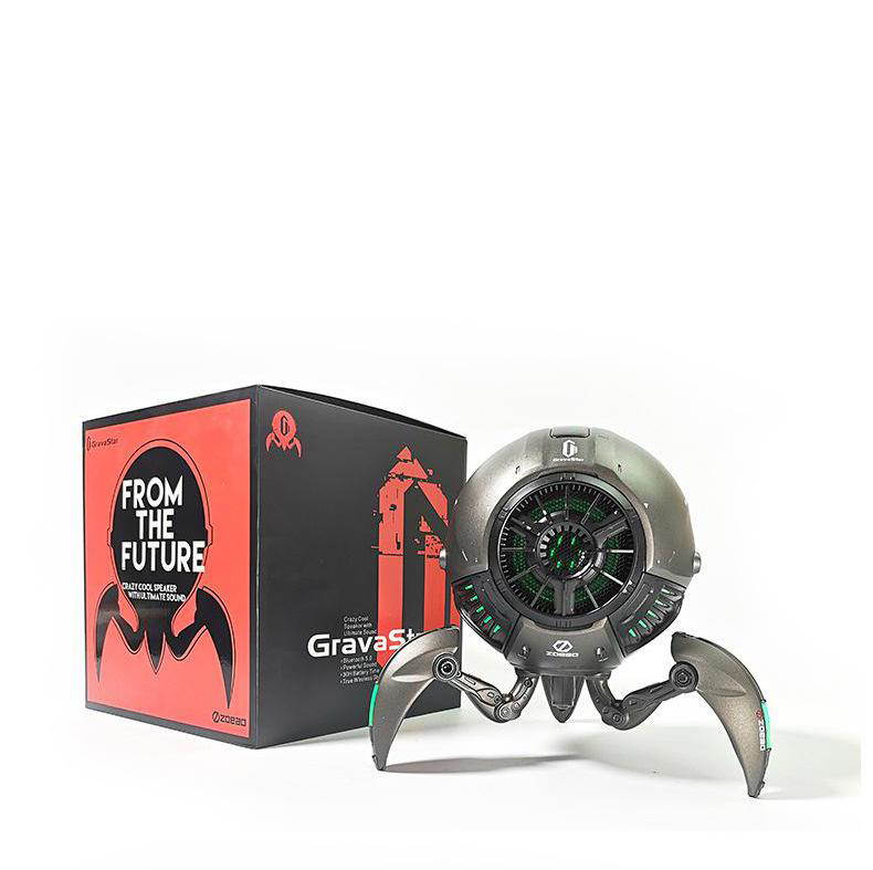 ZOEAO Gravastar MARS Metal Shell Bluetooth 5.0 Speakerwith Mechanical Appearance, Support TWS Wireless Connection