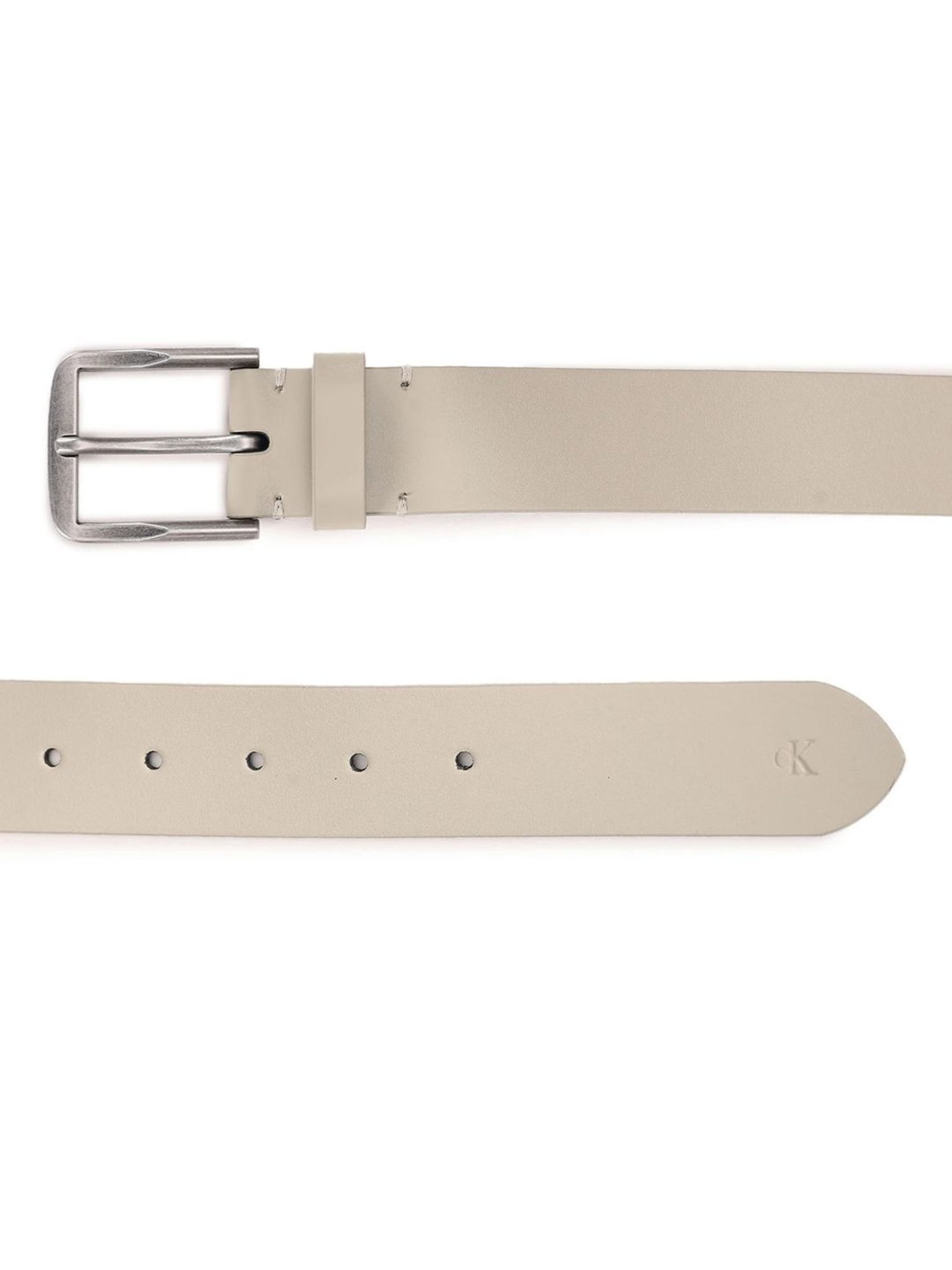 Fossil Julian Black Leather Solid Waist Belt
