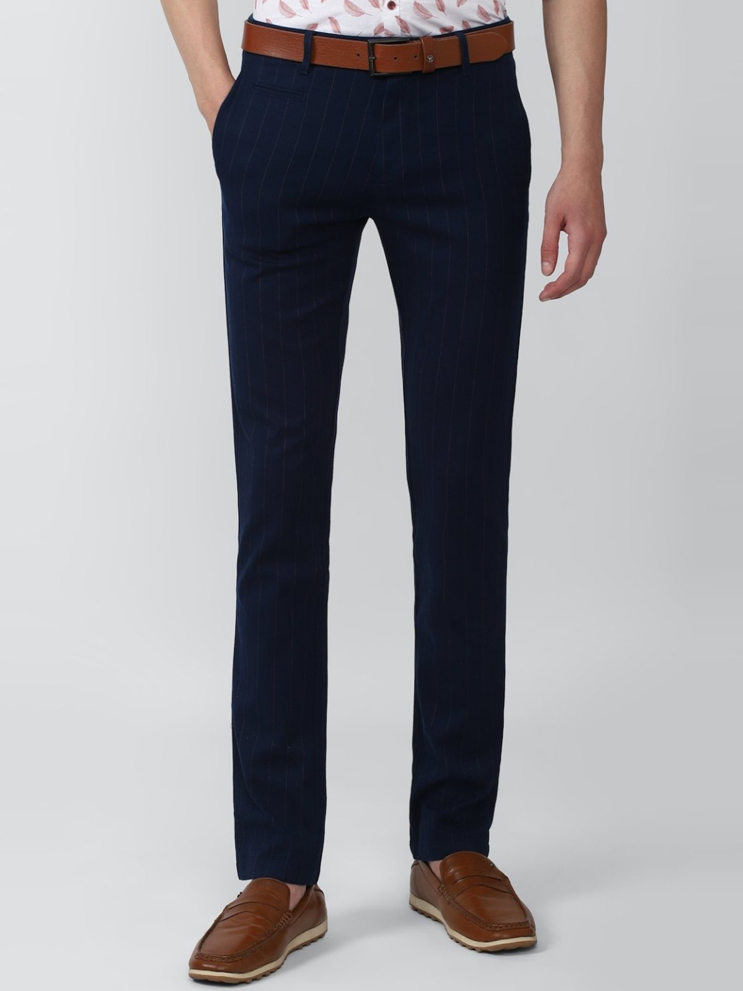 WES Casuals by Westside Olive Relaxed-Fit Mid-Rise Cotton Blend Joggers