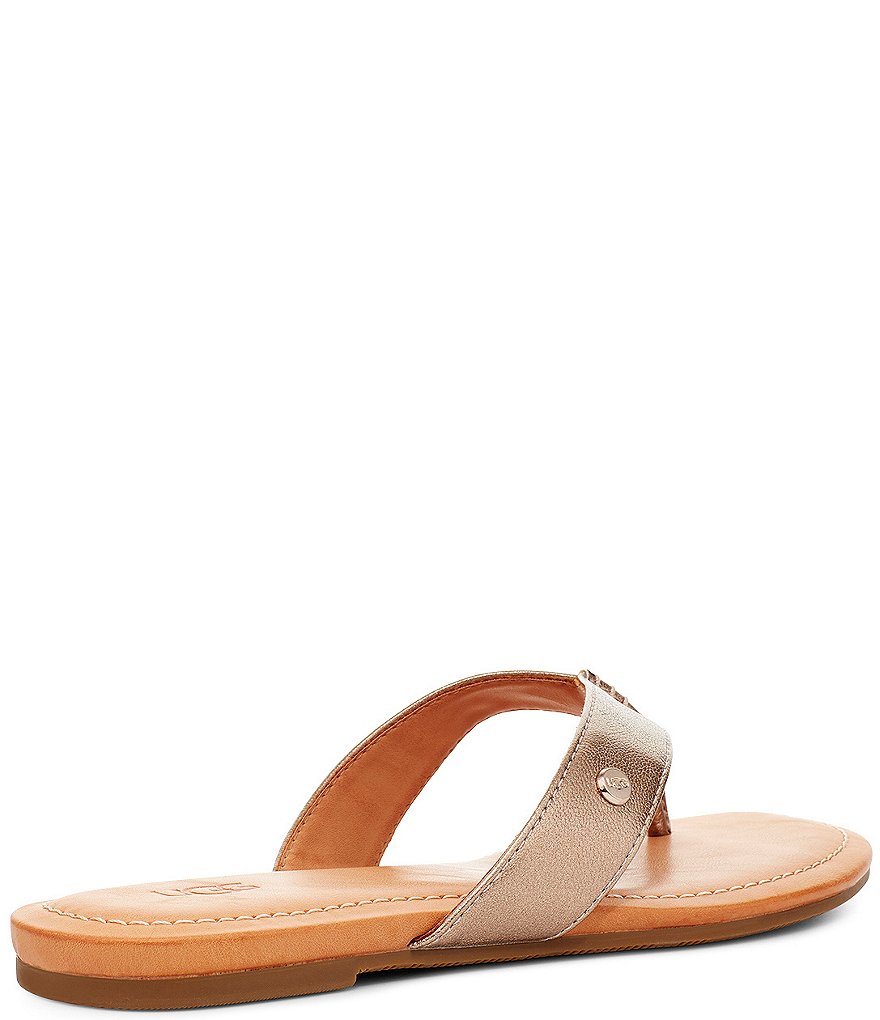 UGG&reg; Tuolumne Leather Flip Flops