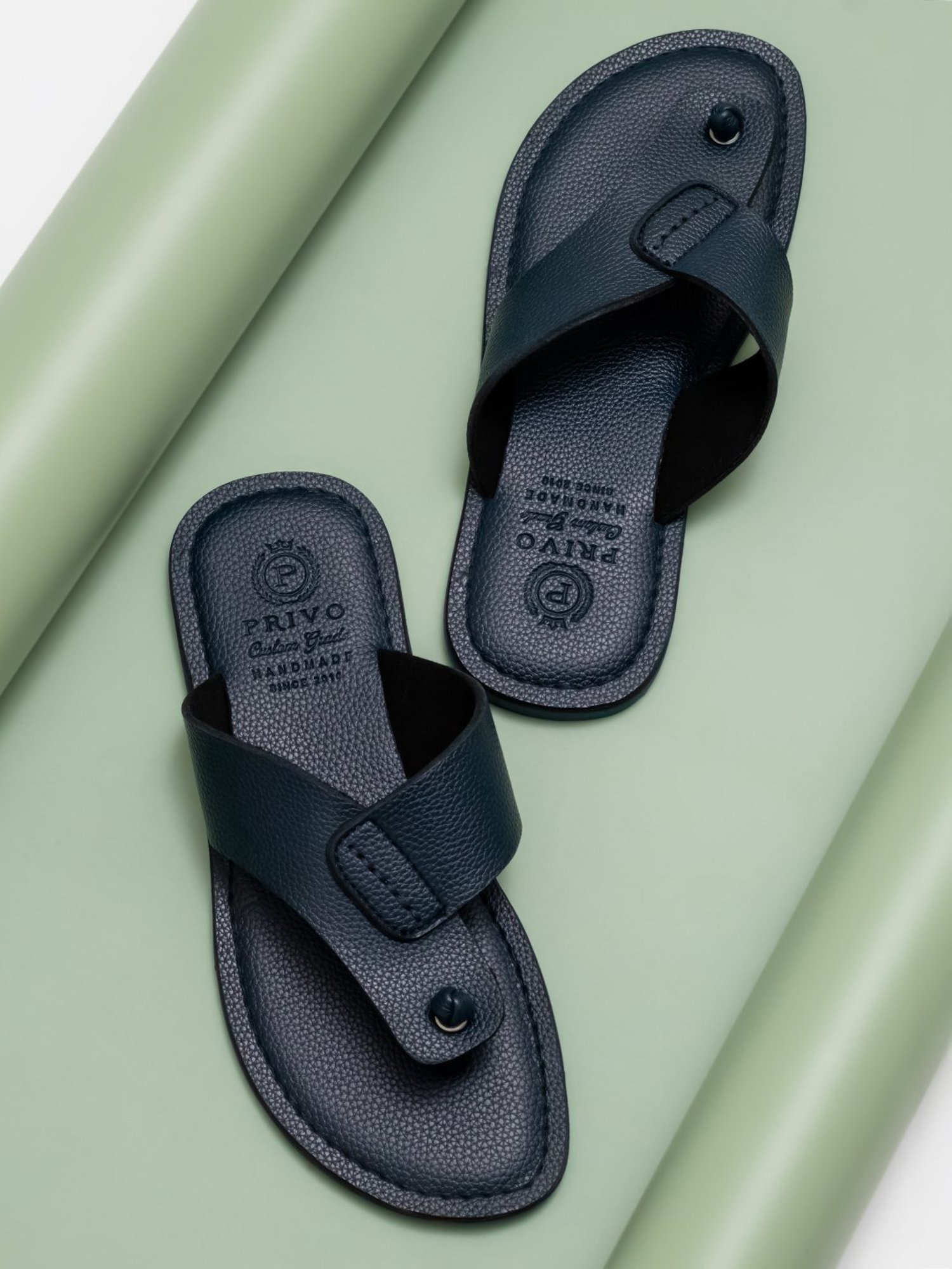 Privo by Inc.5 Men's Blue Thong Sandals