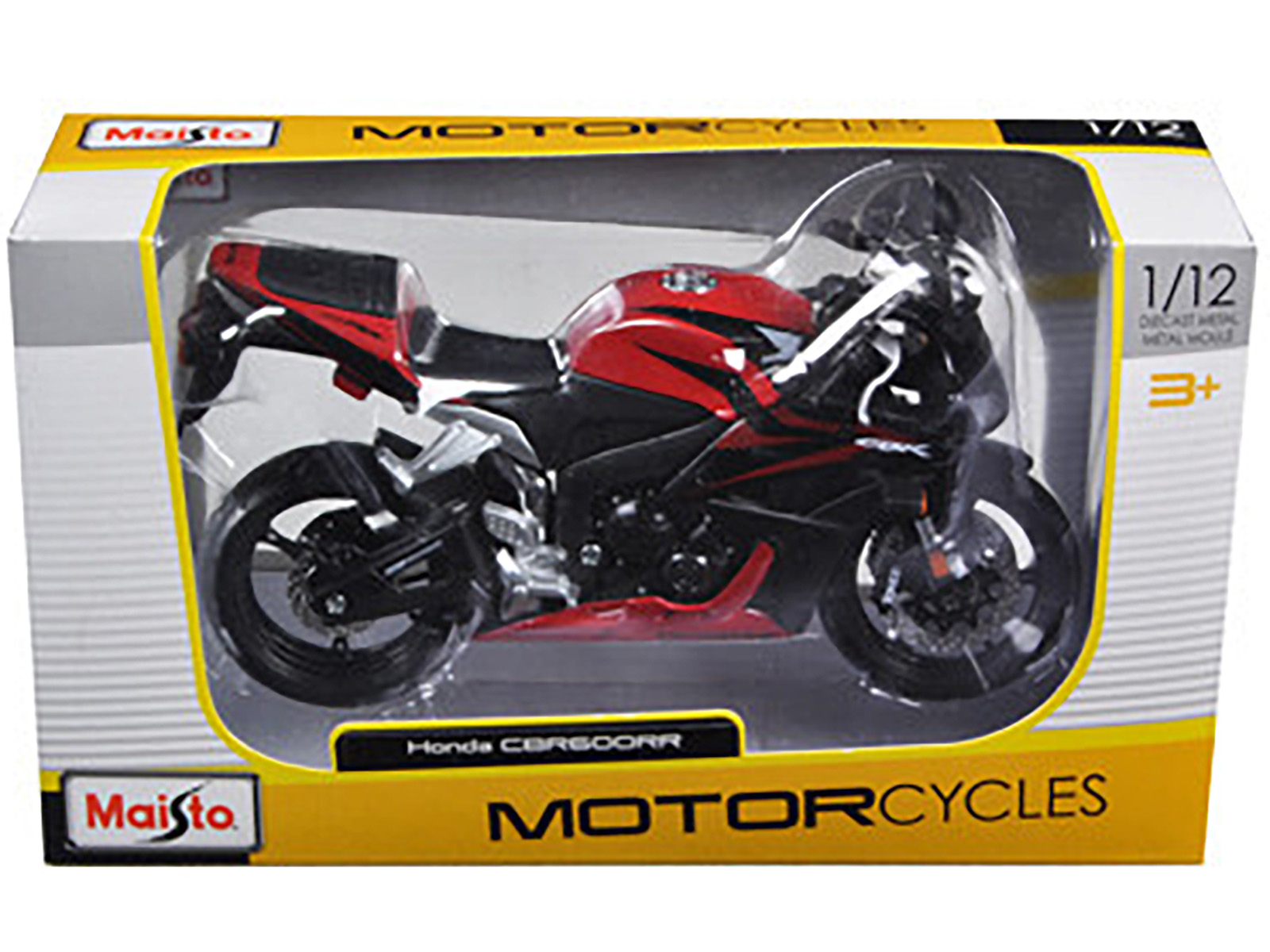 Honda CBR1000RR-R Fireblade SP Red with White and Blue Graphics with Stand 1/12 Diecast Motorcycle Model by Maisto