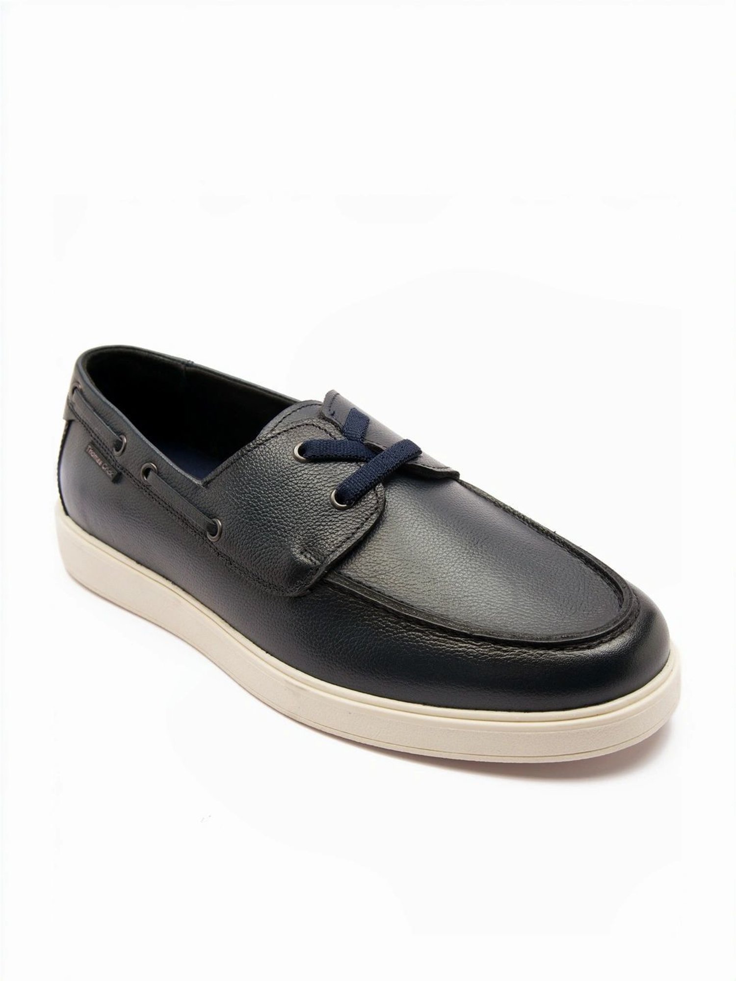 Thomas Crick Men's Navy Boat Shoes