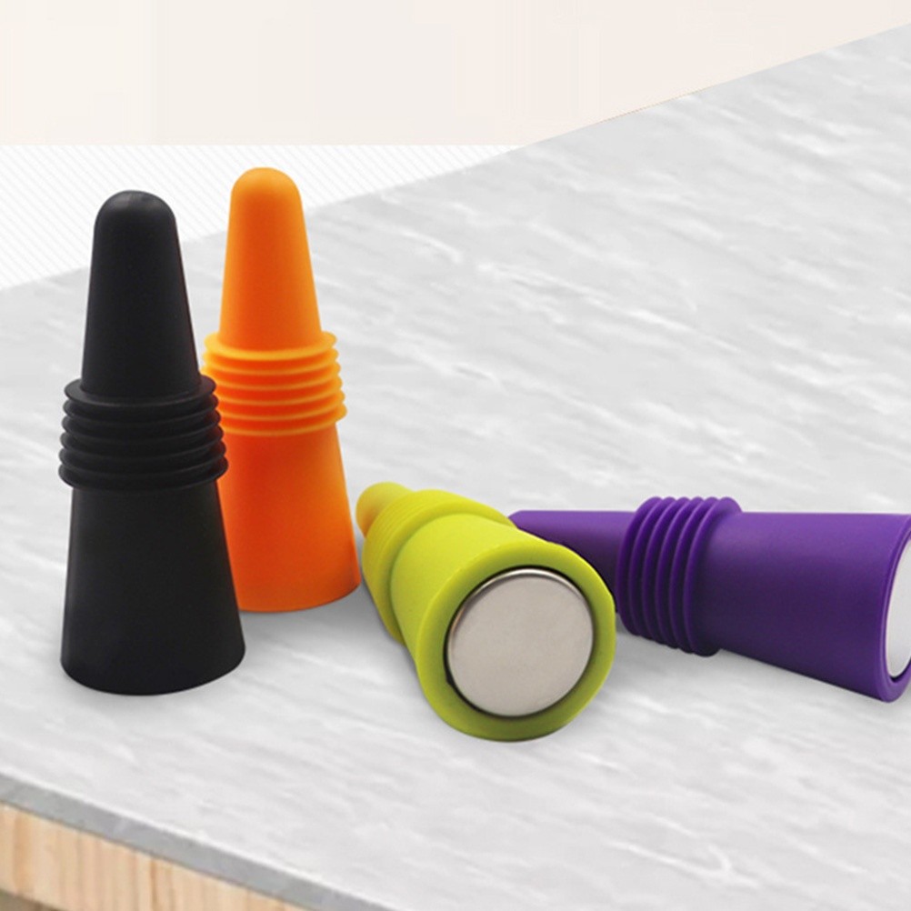 10pcs Reusable  Lightweight  Practical Wine Stopper Wine Plug for Birthday  Wedding