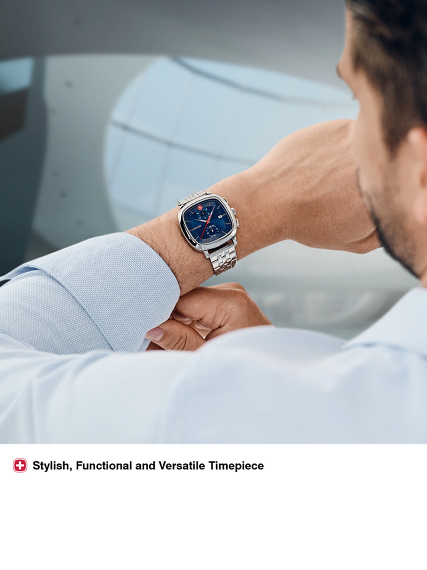 Wenger 01.1933.103 Chronograph Watch for Men