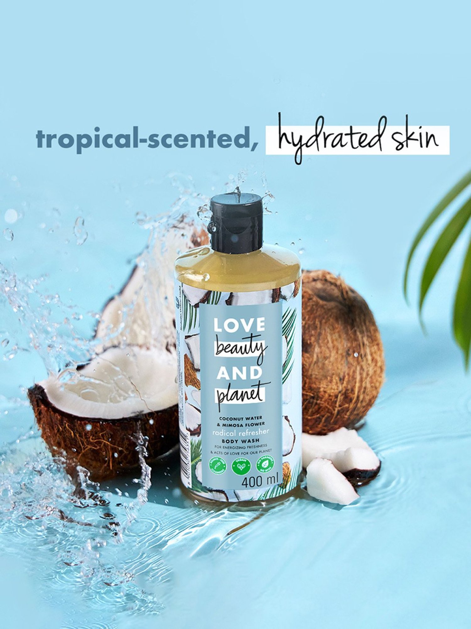 Love Beauty & Planet Coconut Water & Mimosa Radical Refresher Body Wash - 200 ml