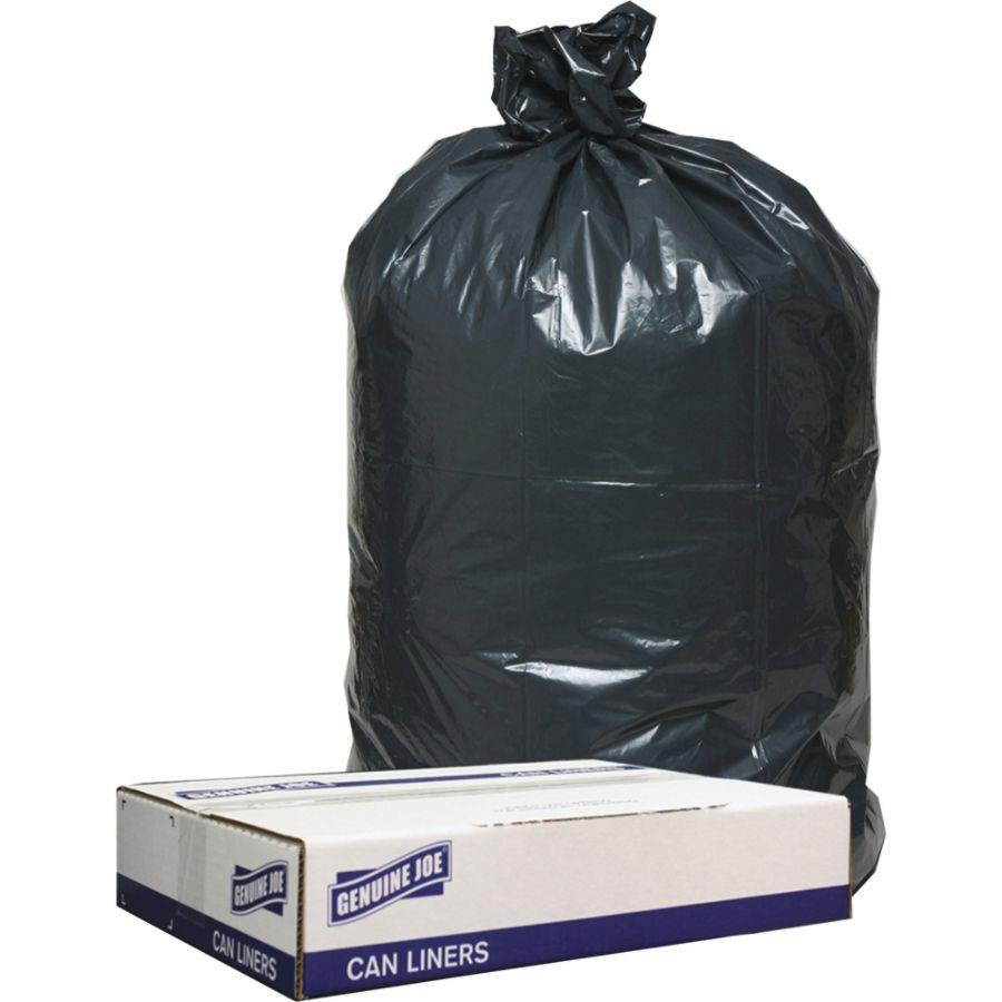 Genuine Joe Two-Ply Can Liner 7-10Gal. 0.6mil 24"x23" 500/PK BNBK 02147
