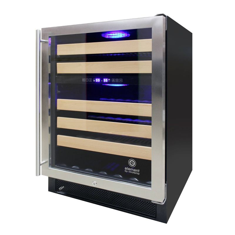 Vinotemp International Connoisseur Series 46 Dual Zone Wine Cooler