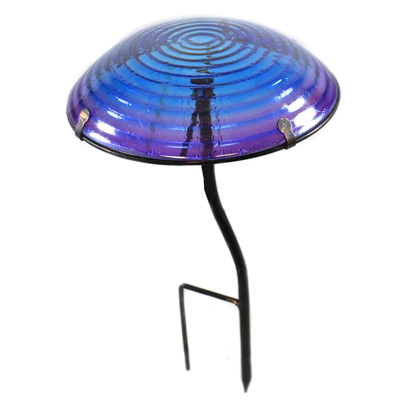 Home & Garden 10.0" Wave Dazzle Stake Yard Decor Regal Art & Gift  -  Decorative Garden Stakes