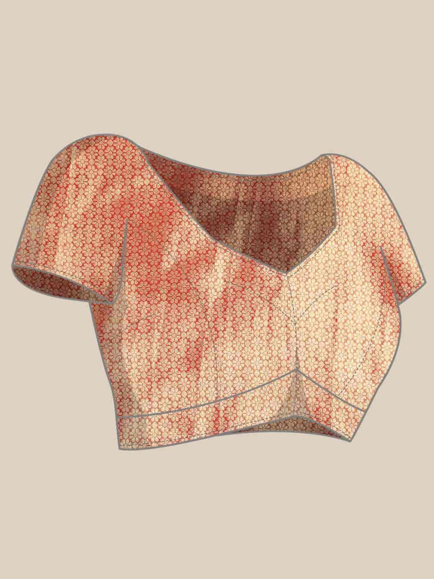 Silk Land Green Woven Saree With Unstitched Blouse