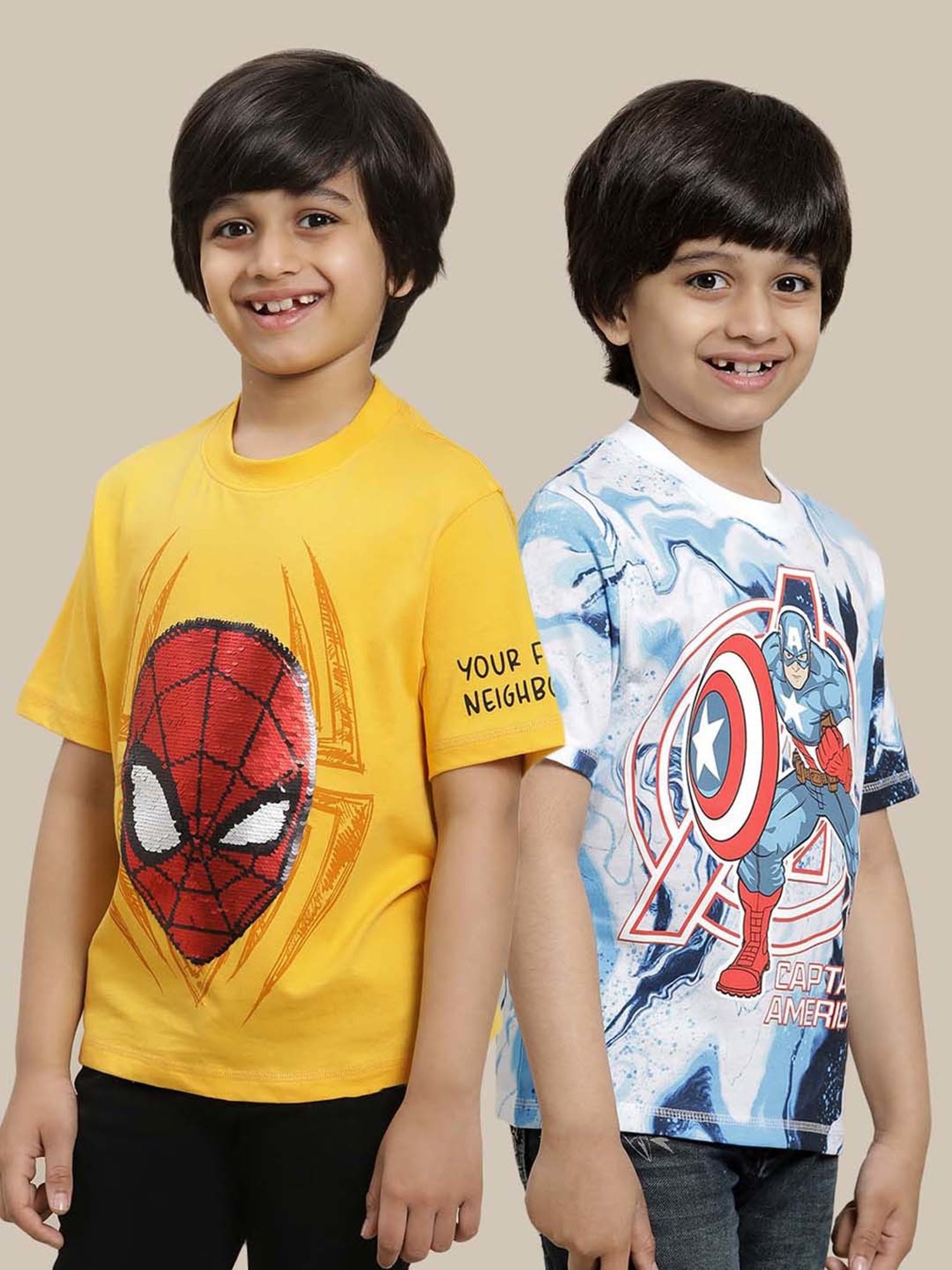 Kidsville Multicolor Cotton Printed T-Shirt