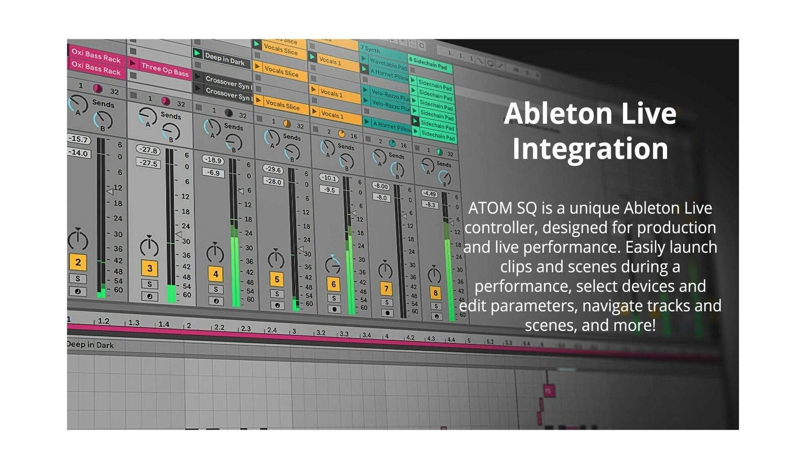 PreSonus ATOM SQ Hybrid MIDI Keyboard/Pad Performance & Production Controller...