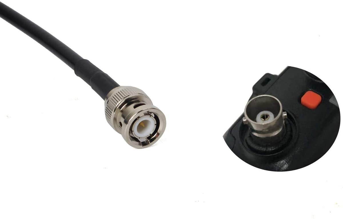 HYS Universal NMO Magnetic Base Mount Mobile Antenna NMO to BNC Male Connector W/5M(16.4ft) RG-58 Coaxial Cable for BNC HF/VHF/UHF 27Mhz Portable CB Transceiver Radios