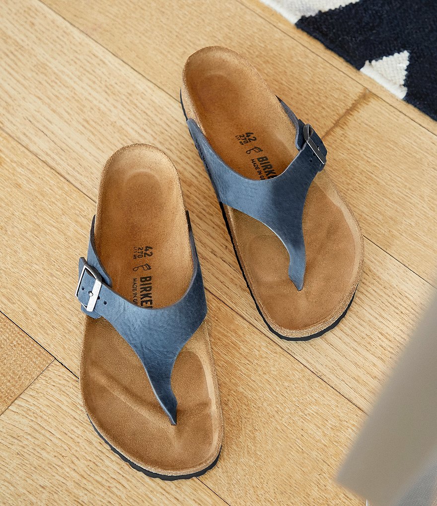 Birkenstock Men's Como Leather Thong Sandals