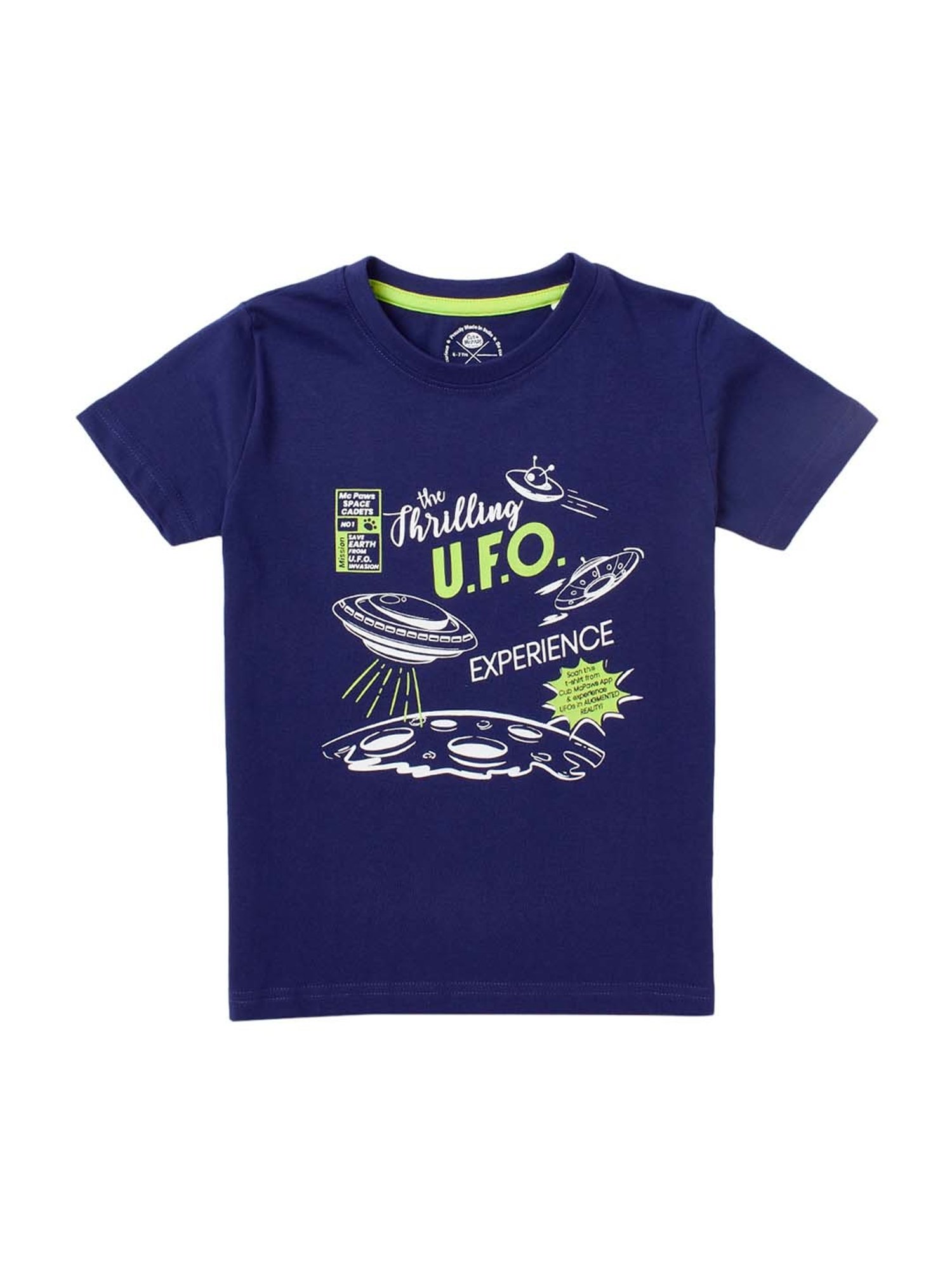 Cub McPaws Kids Multicolor Cotton Printed T-Shirt (Pack of 3)