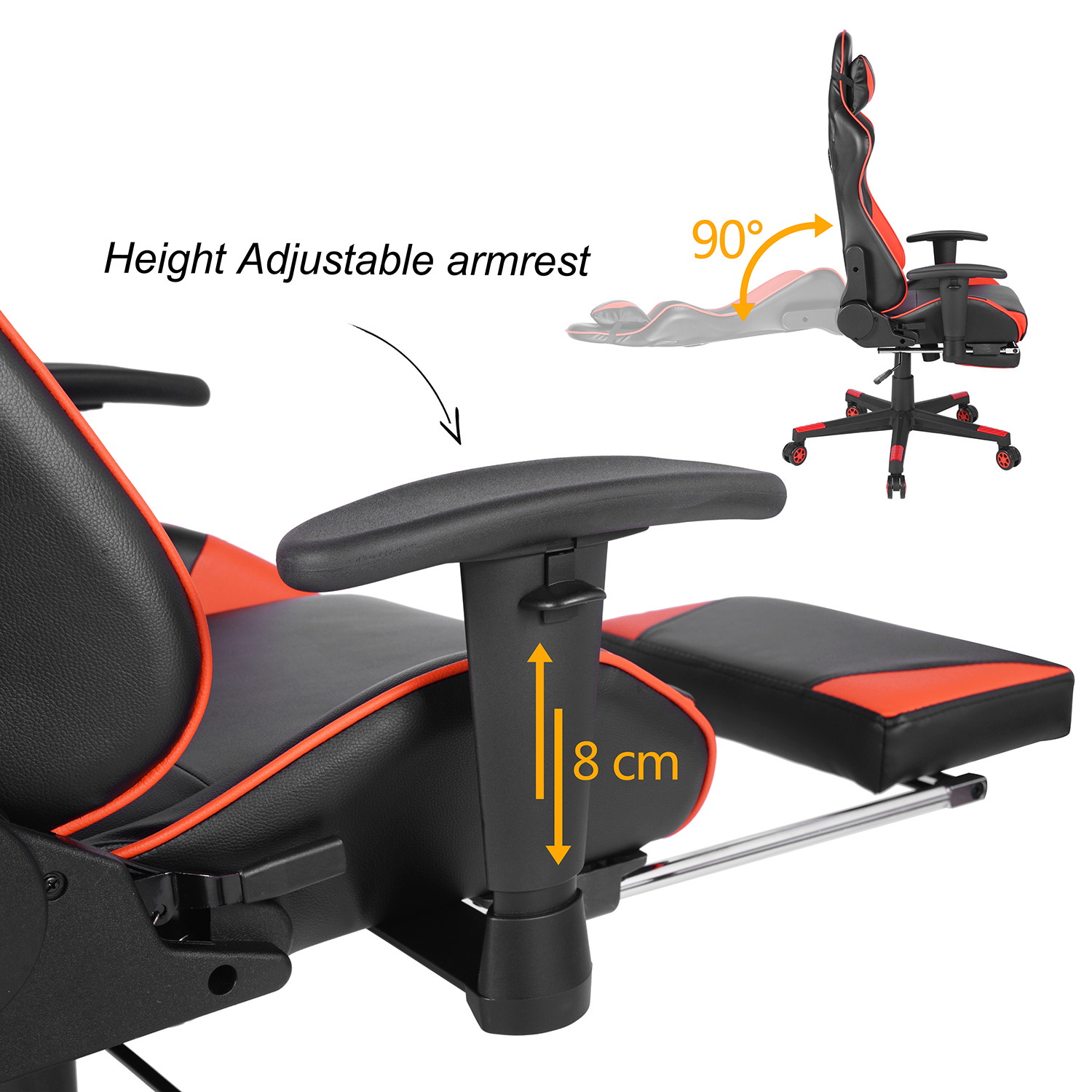 Racing Game Chair Office Gaming Chair PU Executive Computer Desk Seat