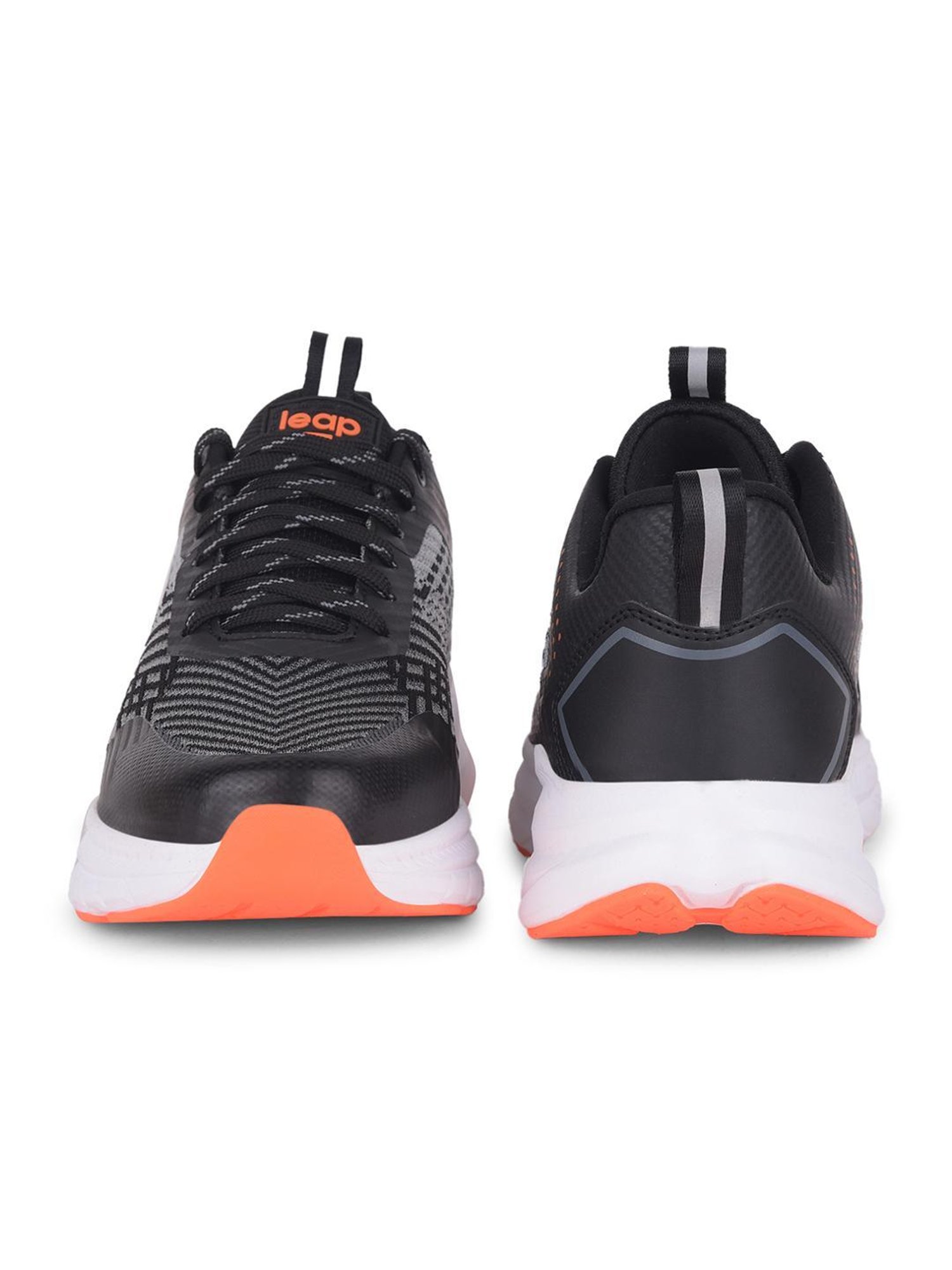 Leap7X by Liberty Men's Black Running Shoes