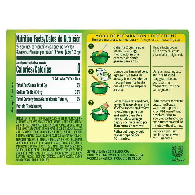 Knorr Mi Arroz Rice Seasoning Mix Red - 4ct