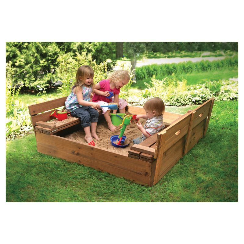 Covered 2-Bench Sandbox