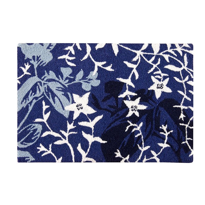 1'8"x2'6" Oval Braided Plaid Accent Rug Multicolored - The Lakeside Collection