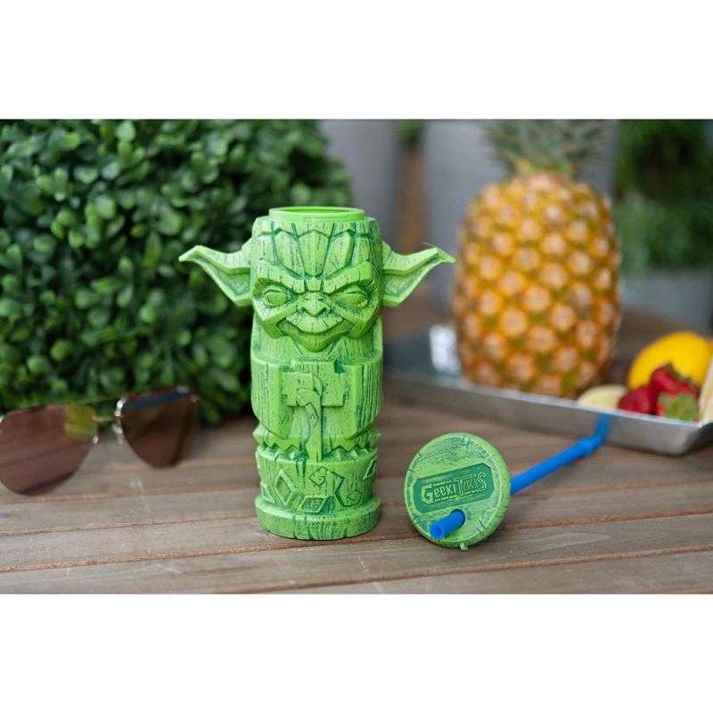 Beeline Creative Geeki Tikis Star Wars Yoda 17oz Plastic Tumbler