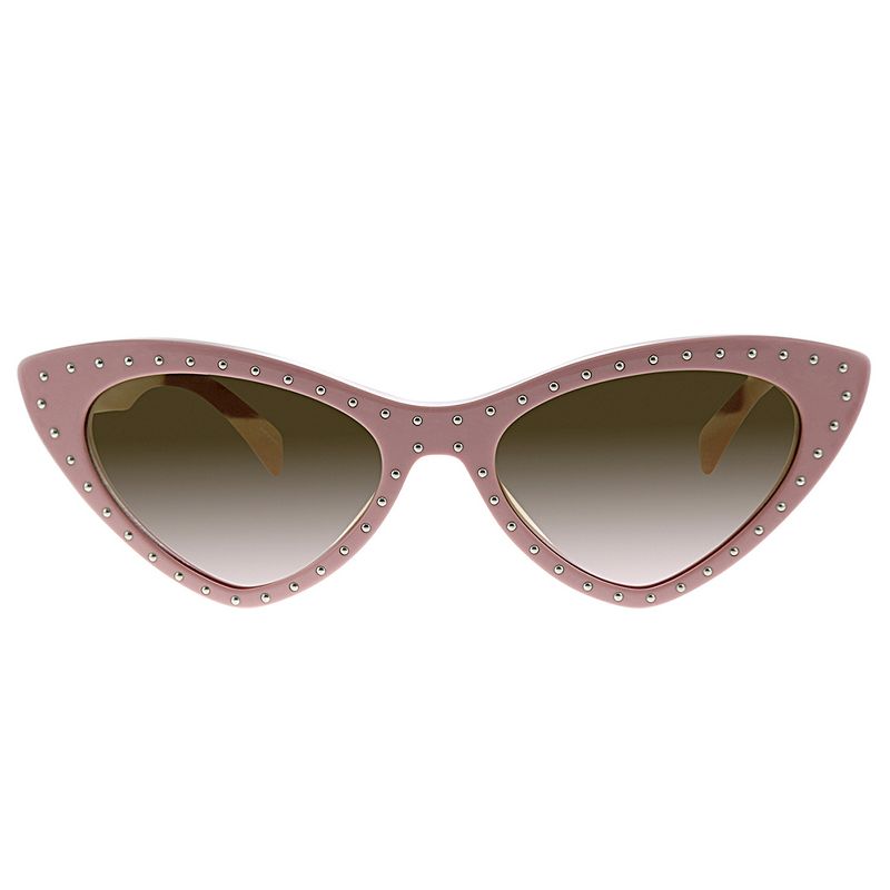 Moschino MOS 006S 35J 53 Womens Oval Sunglasses Pink 52mm