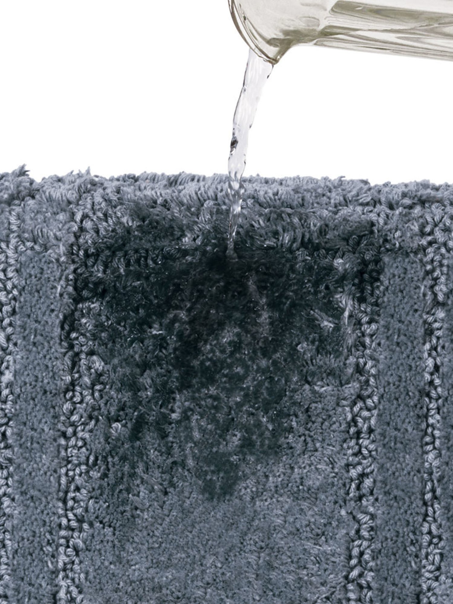 Freelance Grey Cotton Set of 1 Bath Mats and Rugs