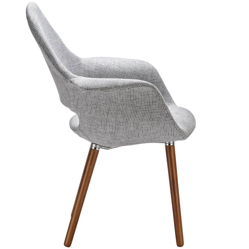 Set of 2 Jonathan Mid Century Dining Chair Light Gray - Edgemod