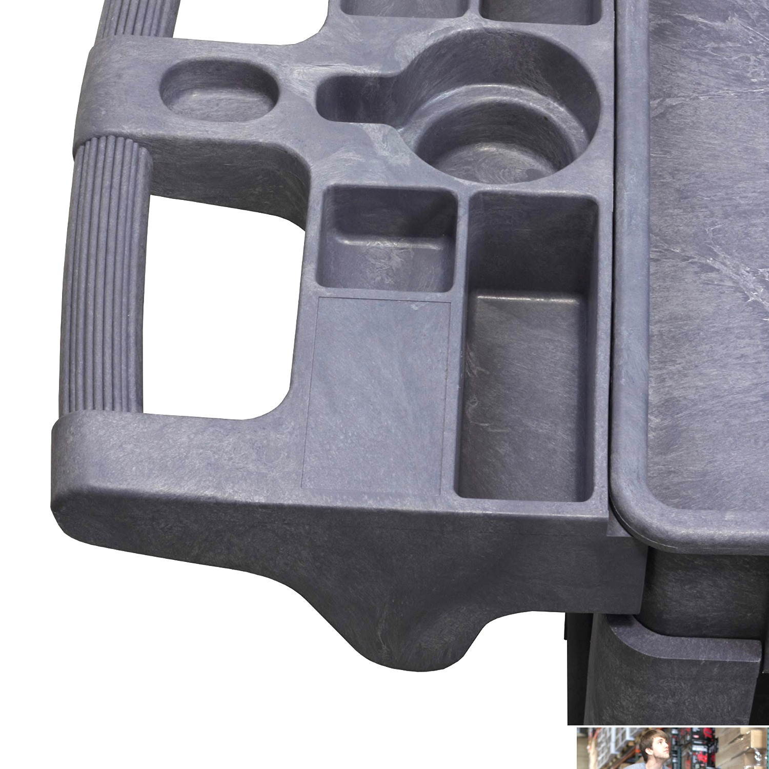 WEN 73002 500-Pound Capacity 40 by 17-Inch Service Utility Cart Two Tier