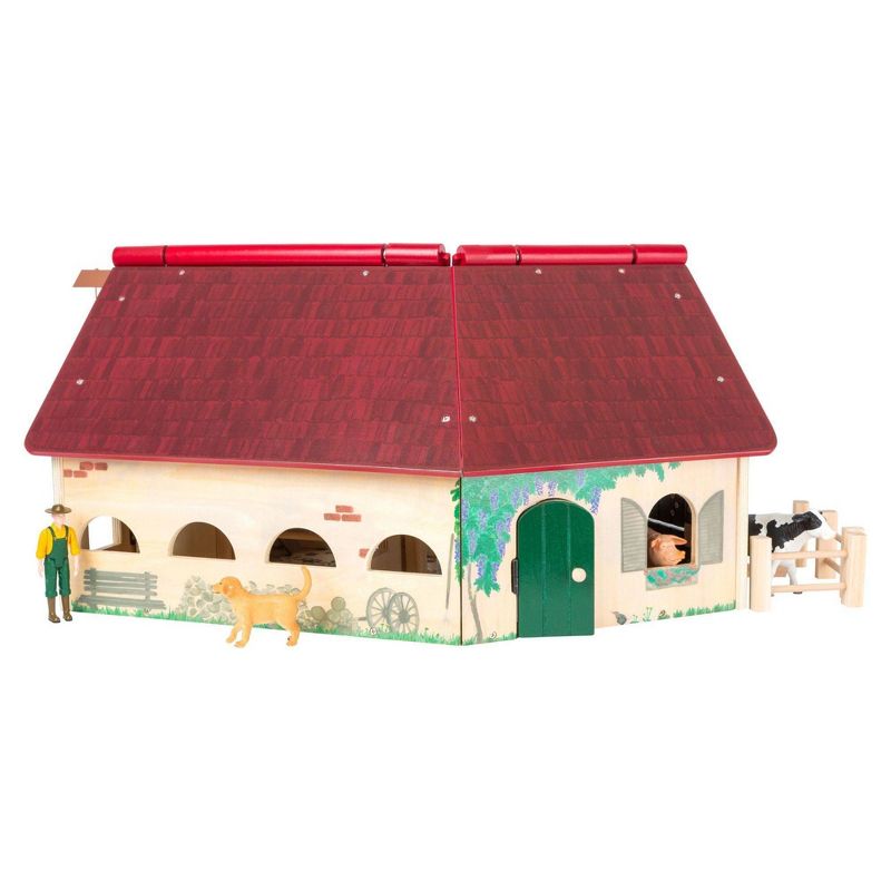 Small Foot Wooden Toys Farmhouse Barn Woodfriends Playworld
